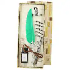 Set de Caligrafie cu Pana, stil Vintage, Big Ben - 9 piese