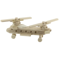 Jucarie din lemn Elicopter cu 2 elice 27 CM