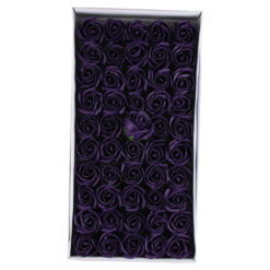 Trandafiri de sapun, 5 CM, 50 de bucata/cutie - Mov