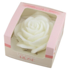 Alternative view of Lumanare parfumata Trandafir, Velvet Rose 12 CM, alb