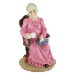 Figurina decorativa din rasina 17 CM, Batrana/Batran