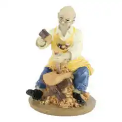 Alternative view of Figurina decorativa din rasina 16 CM, Batrana/Batran