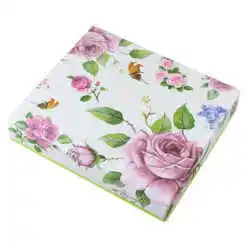 Alternative view of Set 6 furculite tort cu maner din ceramica, flori