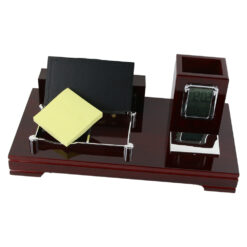 Alternative view of Set pentru birou cu ceas digital, 34x18x14 CM