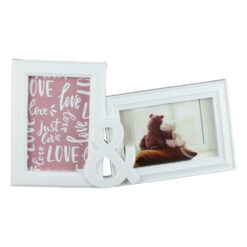 Rama foto din plastic 2 poze "Just Love" Dim. poze 10?15 CM