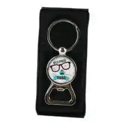 Breloc cu desfacator de sticle "Super Tata" 3x8 CM