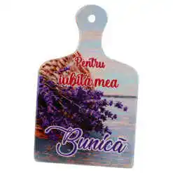 Magnet din ceramica "Pentru iubita mea Bunica" 6x9.5 CM
