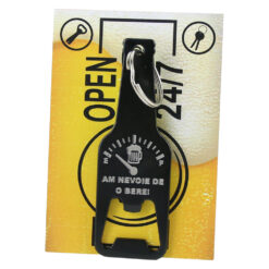 Breloc cu desfacator de sticle "Am nevoie de o bere!" 9 CM