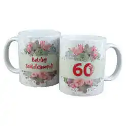 Cana ceramica "Boldog szuletesnapot! 60", 330 ml