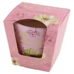 Lumanare parfumata Floral Garden 115 gr, Powdery Tuberose/Luminous green