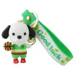 Breloc din silicon, Catel cu baschet, "Good Luck"