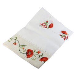 Fata de masa 85x85 CM, Flori de maci