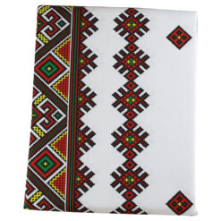 Fata de masa cu motiv traditional 140x180 CM, din bumbac, Rombi colorate