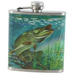 Plosca 200 ml, Peste, din otel inoxidabil