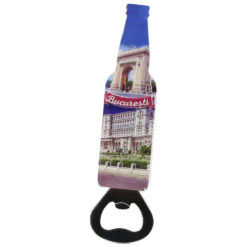 Desfacator sticle cu magnet "Bucuresti", 14.5 CM, din rasina