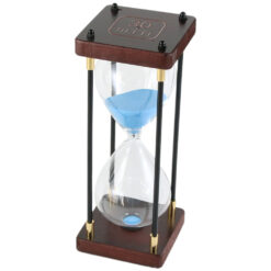 Alternative view of Clepsidra 30 minute, din lemn si sticla 9.5x24 CM