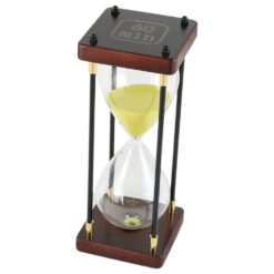 Alternative view of Clepsidra 60 minute, din lemn si sticla 9.5x24 CM