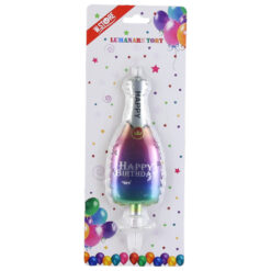 Lumanare tort Sampanie "Happy Birthday"