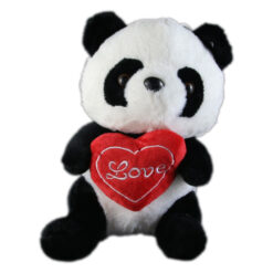 Ursulet Panda de plus cu inimioara Love 25 CM