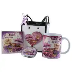 Set cadou "Fiica deosebita", cu 4 piese