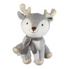 Jucarie de plus - Ren cu fular si corn cu sclipici 25 CM