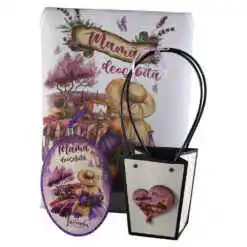 Set cadou "Mama deosebita", cu 3 piese, Lavender