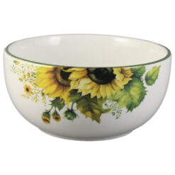 Bol din ceramica 580 ml, Floarea soarelui, in cutie