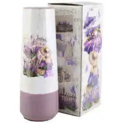 Vaza din ceramica Lavender 9x25 CM, in cutie decorativa, M.262