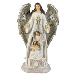 Decoratiune Sfanta Familie 14x22 CM, din rasina, Joy