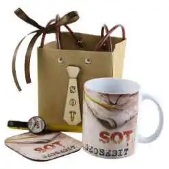 Set cadou "Sot deosebit", cu 4 piese, Vintage