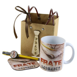 Set cadou "Frate deosebit", cu 4 piese, Vintage