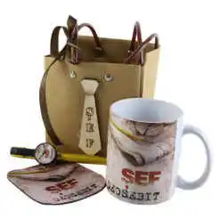 Set cadou "Sef deosebit", cu 4 piese, Vintage