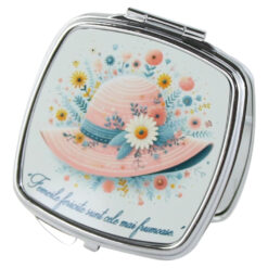 Oglinda de buzunar "Femeile fericite...", palarie 7 CM