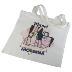 Sacosa textil "Mama Moderna" 40x40 CM