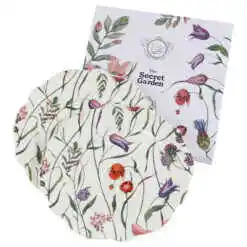 Set 2 farfurii desert "Flower Meadow", 19 CM, in cutie decorativa