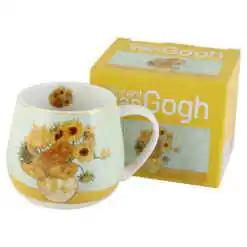 Cana portelan "Sunflowers" de V. van Gogh, 430 ml, in cutie decorativa