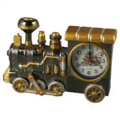 Ceas de masa din plastic Locomotiva 22x13 CM