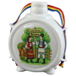 Plosca decorativa "Muzeul Satului Romania" 9 CM