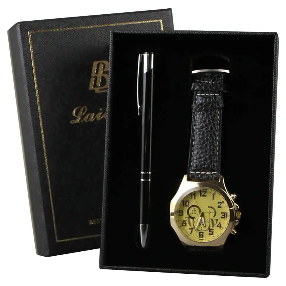 Set cadou pentru barbati, Ceas cu pix, Best Gift - imagine 3