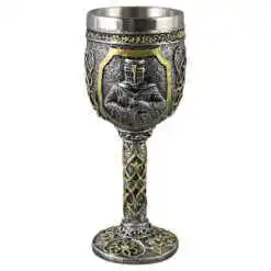 Pocal din metal si rasina Cavaler 8x19 CM