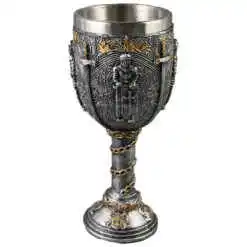 Pocal din metal si rasina Cavaler 8x18 CM