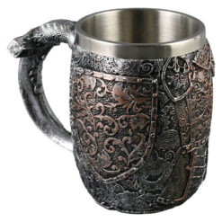 Alternative view of Cana din metal si rasina Cavaler 9x12 CM