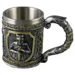 Cana din metal si rasina Cavaler 9x11 CM