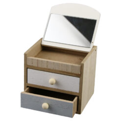 Alternative view of Cutie bijuterii din lemn 9.5x8.5x8.5 cm, Lavender