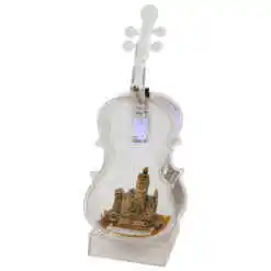 Alternative view of Ornament decorativ Vioara cu led 6.5x16 CM, Castlelul Bran