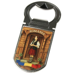 Desfacator sticle cu magnet "Romania", Tarancuta, 4x9 CM