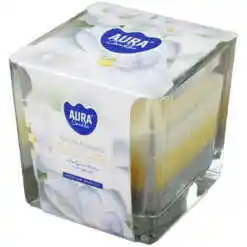 Lumanare parfumata White Flower 7x8 CM, in pahar sticla