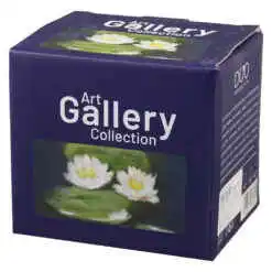 Alternative view of Cana portelan cu infuzor metalic si capac 430 ml, "Nenufars" de C. Monet, in cutie decorativa