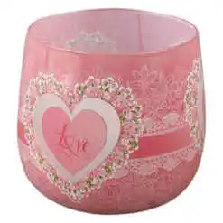 Alternative view of Lumanare parfumata Love in pahar, 100 gr, cu inimioara