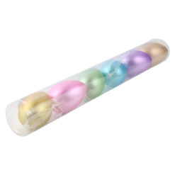 Alternative view of Set 6 oua din plastic 4x6 cm, colorate pastel